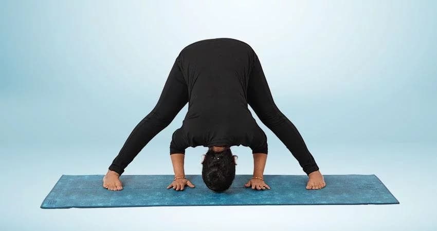 Wide Legged Forward Bend A